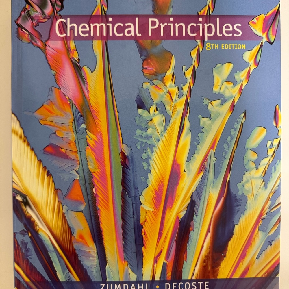 Zumdahl-Decoste Chemical Principles 8th Edition Textbook